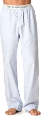 ARMANI Logo-detailed pyjama bottoms