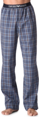 ARMANI Tartan pyjama bottoms