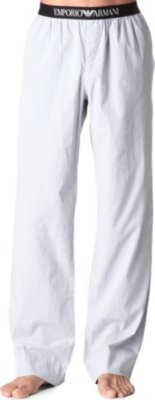ARMANI Cotton pyjama bottoms