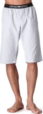 ARMANI Gingham lounge shorts