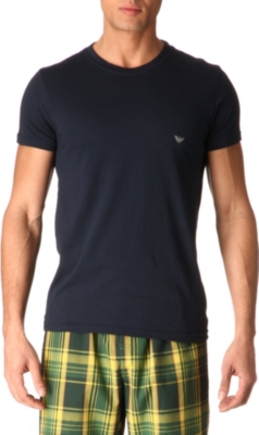 ARMANI Crew-neck jersey t-shirt