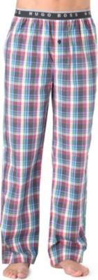 HUGO BOSS Checked pyjama bottoms