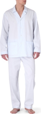 ZIMMERLI Satin stripe pyjama set