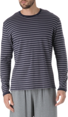 NATURALLY Dylan striped jersey long-sleeved t-shirt