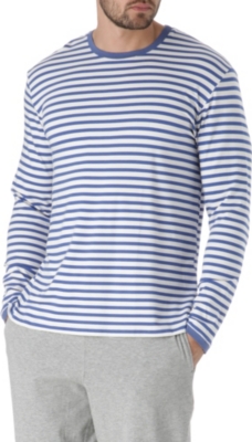 NATURALLY Dylan striped jersey long-sleeved t-shirt
