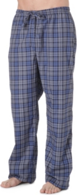 NATURALLY Check cotton pyjama bottoms