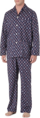 DEREK ROSE Nelson square paisley pyjamas