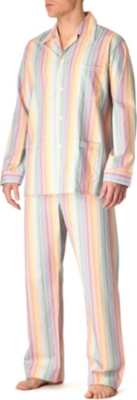 DEREK ROSE Loud striped pyjamas