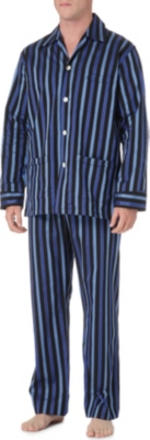 DEREK ROSE Royal stripe pyjamas