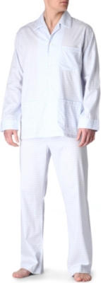 DEREK ROSE Checked pyjamas