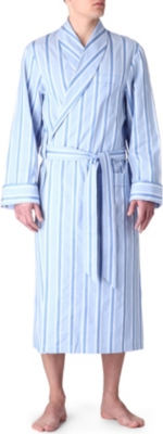 DEREK ROSE Striped dressing gown