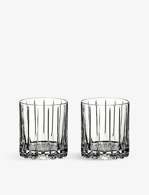 RIEDEL: Drinks Specific Glassware set of two crystal neat glasses