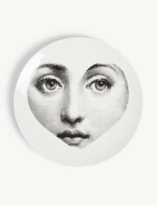 FORNASETTI: No.41 porcelain wall plate 26cm