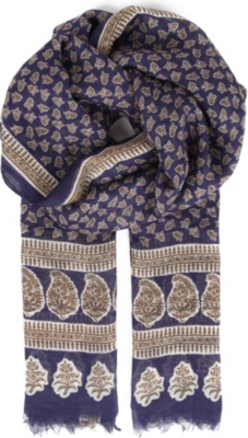 DRAKES Plant trim scarf