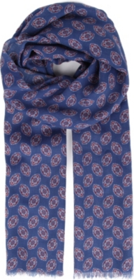 DRAKES Paisley scarf