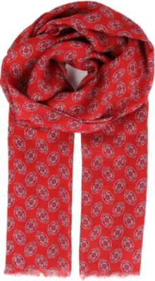DRAKES Paisley scarf