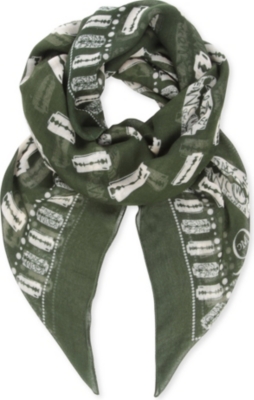 MCQ ALEXANDER MCQUEEN Razor-print scarf