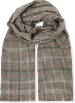 JOHNSTONS Vintage tweed cashmere scarf