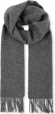 JOHNSTONS Plain lambswool scarf