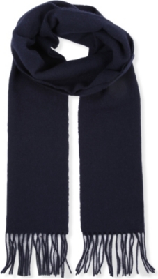 JOHNSTONS Plain lambswool scarf