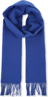 JOHNSTONS Plain lambswool scarf
