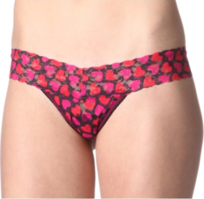 HANKY PANKY Hearts lace thong