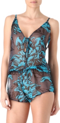 BEAUTIFUL BOTTOMS Floral playsuit