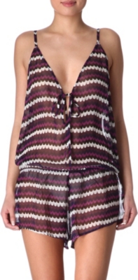 BEAUTIFUL BOTTOMS Wave drop-back playsuit