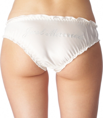 ELL & CEE Just Married silk briefs