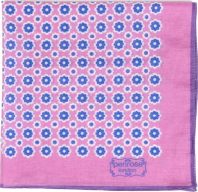 PENROSE Daisy pocket square