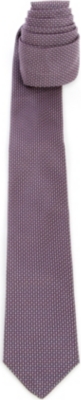 PECKHAM RYE Cross-stitch silk tie
