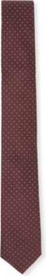 PECKHAM RYE Reppe Twill ground-pin spot tie