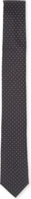 PECKHAM RYE Reppe Twill ground-pin spot tie