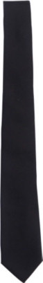 PECKHAM RYE Plain Reppe silk tie