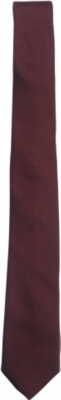 PECKHAM RYE Plain Reppe silk tie