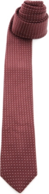 PECKHAM RYE Micro-dot textured silk tie