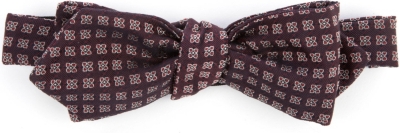 PECKHAM RYE Fine flower silk bow tie