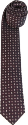 PECKHAM RYE Teardrop woven-silk tie