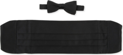 VAN LAACK Bow tie and cummerbund set