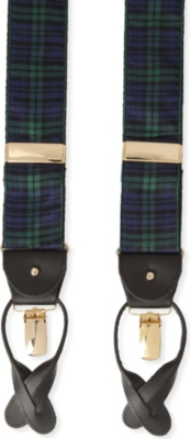 ALBERT THURSTON LTD Black Watch tartan braces