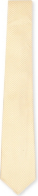 ATKINSONS Jacquared-check silk tie