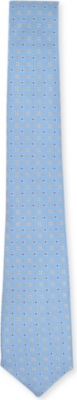 ATKINSONS Floral-printed silk tie