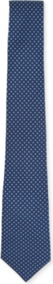 ATKINSONS Polka dot silk tie