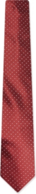 LANVIN Dotted silk tie