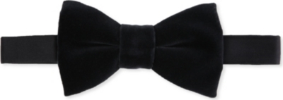 LANVIN Velvet bow tie
