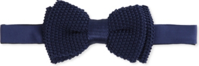 LANVIN Alber knitted silk bow tie