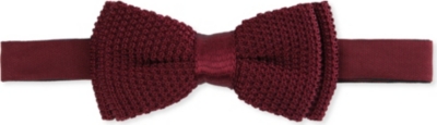 LANVIN Alber knitted silk bow tie