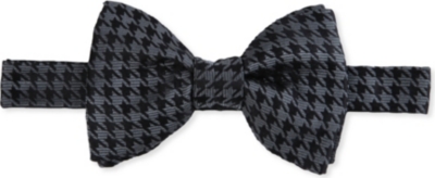 LANVIN Houndstooth bow tie