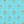Turquoise/orange