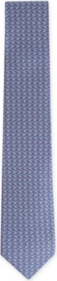 FERRAGAMO Golf club-printed silk tie